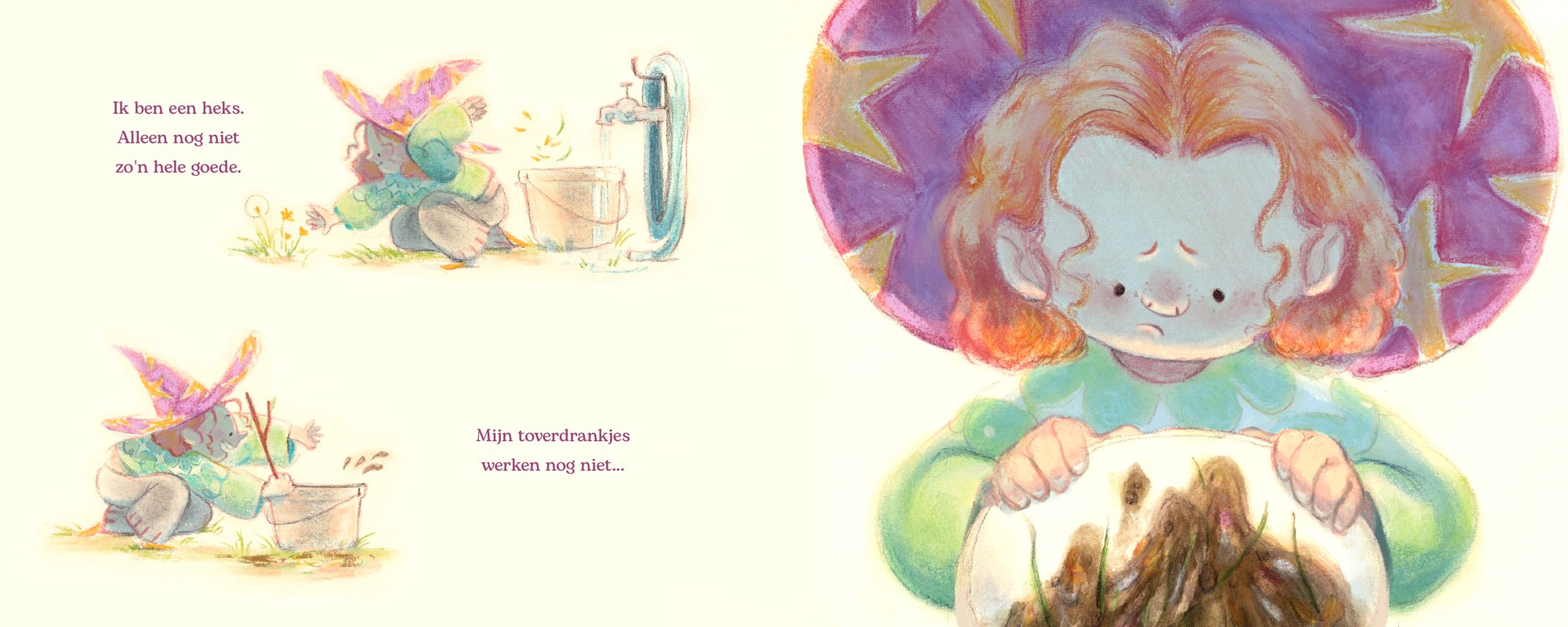 Spread from What only real witches can do